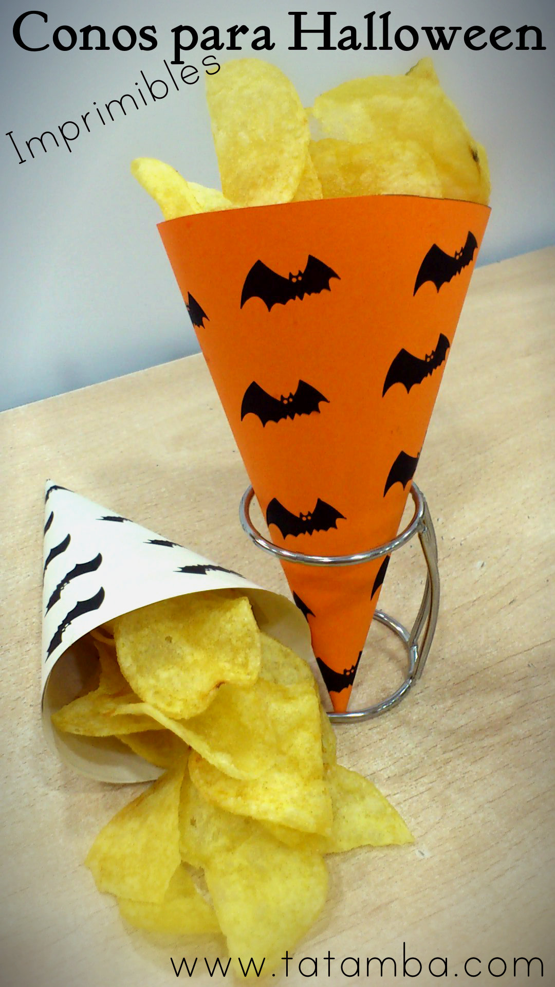 Conos imprimibles para halloween