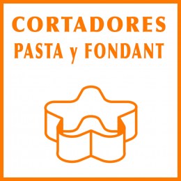 Cortadores para Pasta y Fondant - Cortadores con Expulsor - Cortadores de Metal - Moldes para galletas