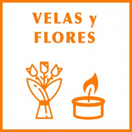 Velas Decorativas y Flores Artificiales para Decorar