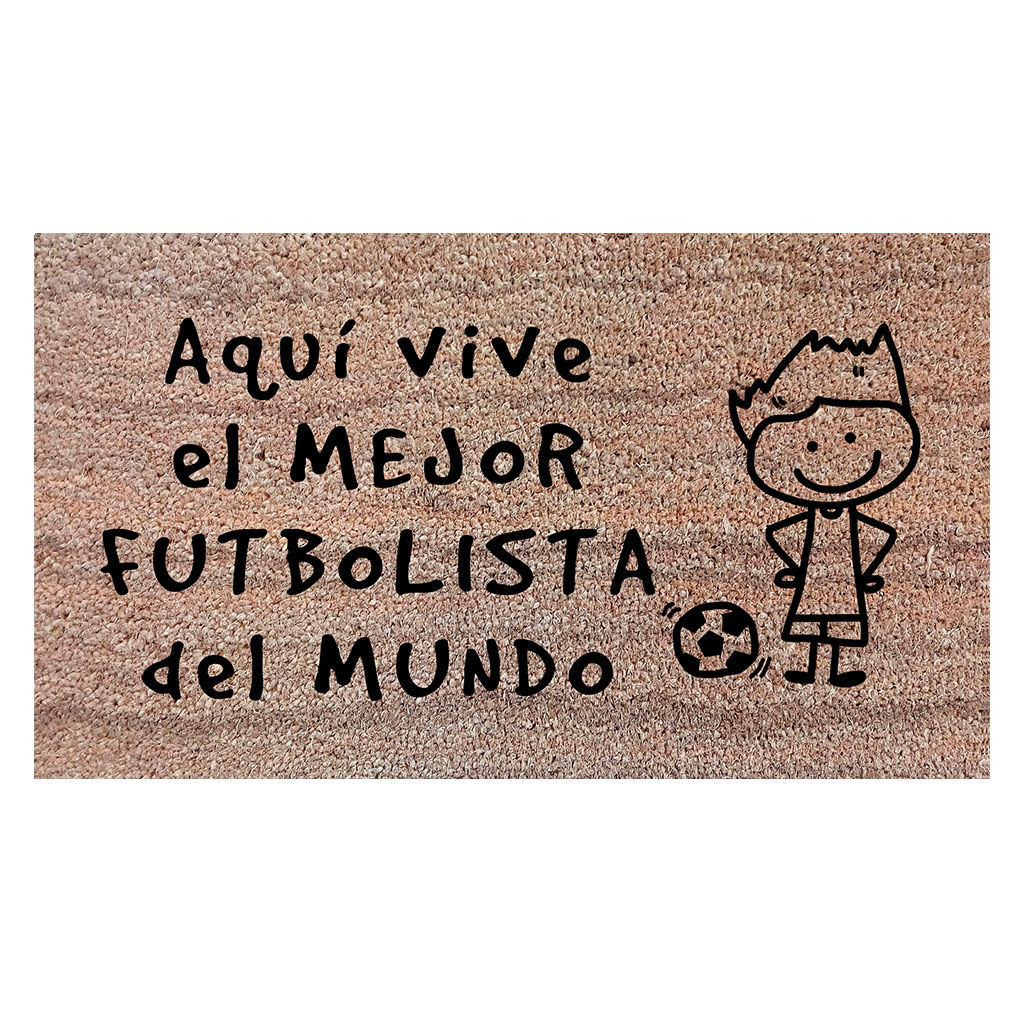Felpudo Mejor Futbolista del Mundo