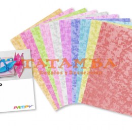 Set 6 Papeles Tornasolado