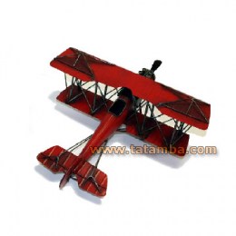 Biplano Metal Rojo