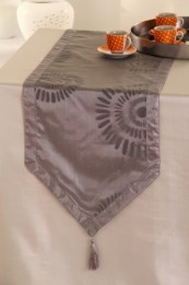 Camino de Mesa Gris Organza