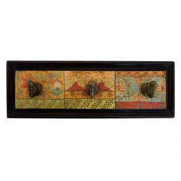 Percha Madera Mosaico