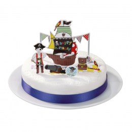 Decoración Tarta Piratas