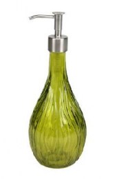 Dosificador Vidrio Inox Verde