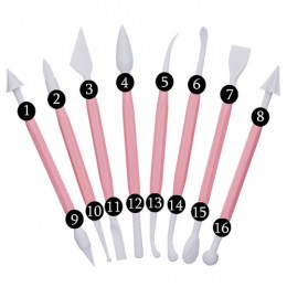 Set 8 Estecas Modelar