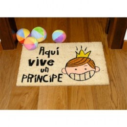 Felpudo Aquí Vive un Príncipe
