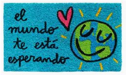 Felpudo El Mundo Te Espera