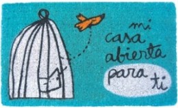 Felpudo Mi Casa Abierta para Ti