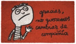 Felpudo No Queremos Cambiar de Compañía
