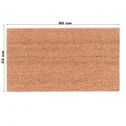 Felpudo de Fibra Natural de Coco 60x33 cm Liso