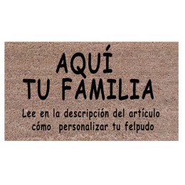Felpudo Familia Personalizado