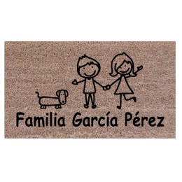 Felpudo Familia Personalizado