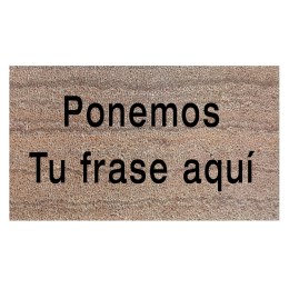 Felpudo de coco Personalizado con tu frase