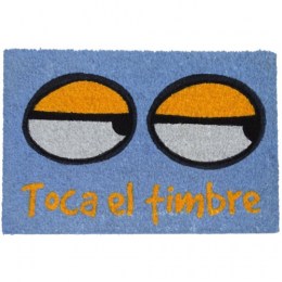 Felpudo con mensaje toca el timbre