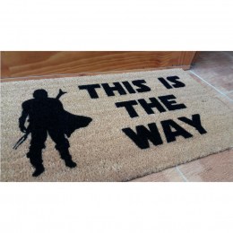 Felpudo Mandalorian - El Mandaloriano - Star Wars - This is the Way - Este es el Camino