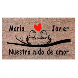 Felpudo Nido de Amor
