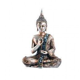 Figura Buda Plata / Cristal