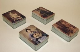 Jgo. 4 Cajas Metal Geisha