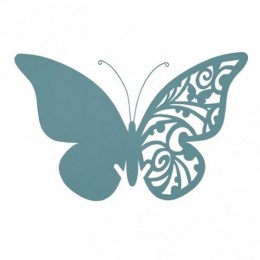 Mariposa Latón Calada Azul Grande