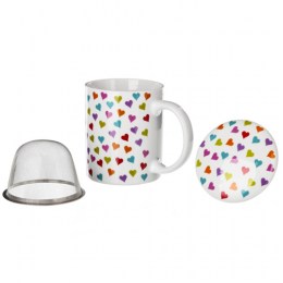Taza Infusor Corazones