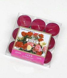 Pack 9 Velas de Té Rosa
