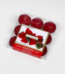 Pack 9 Velas de Té fresa