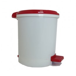 Papelera 3 litros PVC Rojo