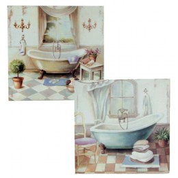 Pareja Cuadros Bañera