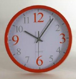 Reloj Movimiento Continuo Naranja