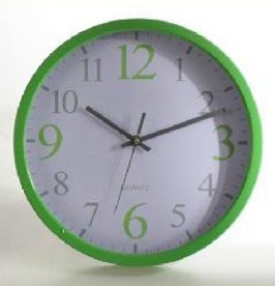 Reloj Movimiento Continuo Verde