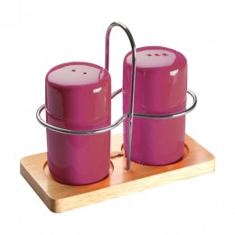 Juego Sal y Pimienta Bambú Morado