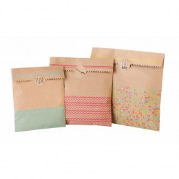 Set 12 Bolsas Craft Decoradas