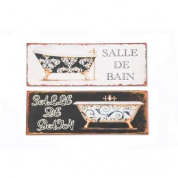 Set 2 Cuadros Baño Vintage
