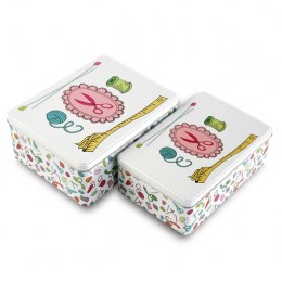 Set 2 Latas Costureros