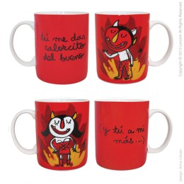 Set 2 Tazas Demonios