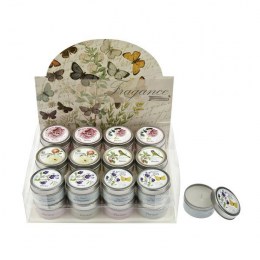 Set 24 Velas Lata Perfumadas