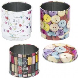 Set 3 Botes Costura Apilables