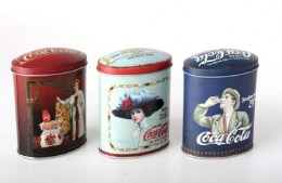 Set 3 Latas Coca Cola Retro