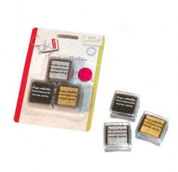 Set 3 Tinta Sellos Scrap
