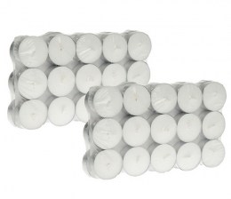 Set 30 Velas Blancas Té