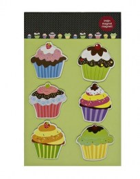 Set 6 Imanes Cupcake