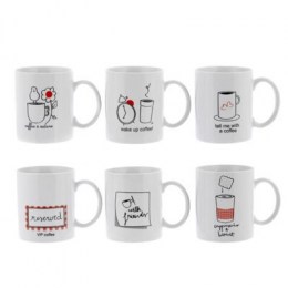 Set 6 Tazas I Love Te