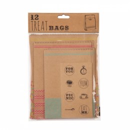 Set 12 Bolsas Craft Decoradas