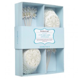 Set 24 Moldes Cupcakes Mariposas