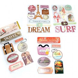 Set Pegatinas Viajes