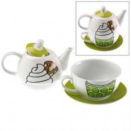 Set Té Individual Cupcake