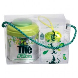 Set Lata para Te e Infusor