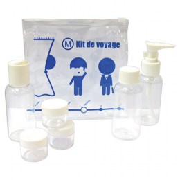 Set Viaje Neceser 6 Piezas